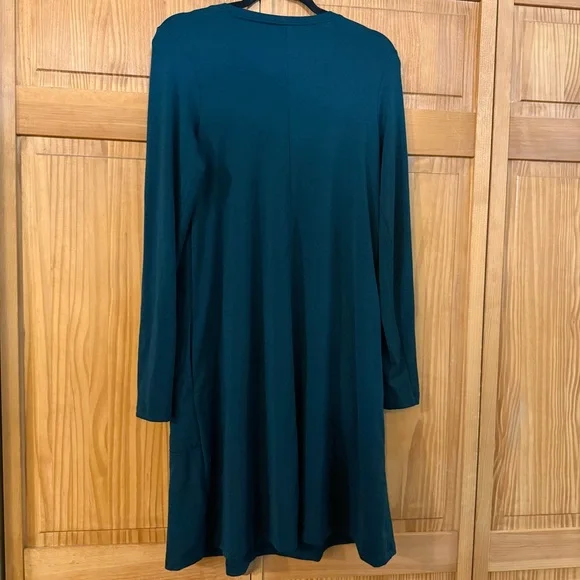 CLOSET CLOSING Wool& Eliza Swing Dress Merino Wool Blend  Long Sleeve Dress - Picture 3 of 4